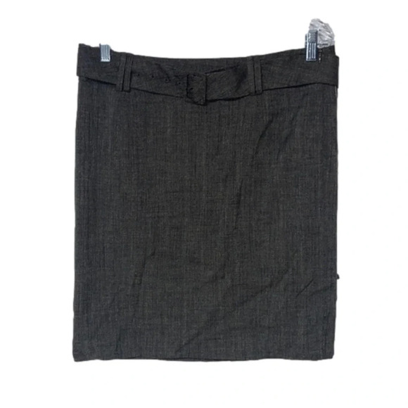 NWT Kenneth Cole business skirt size 10 belt built in liner side zipper - Picture 1 of 5